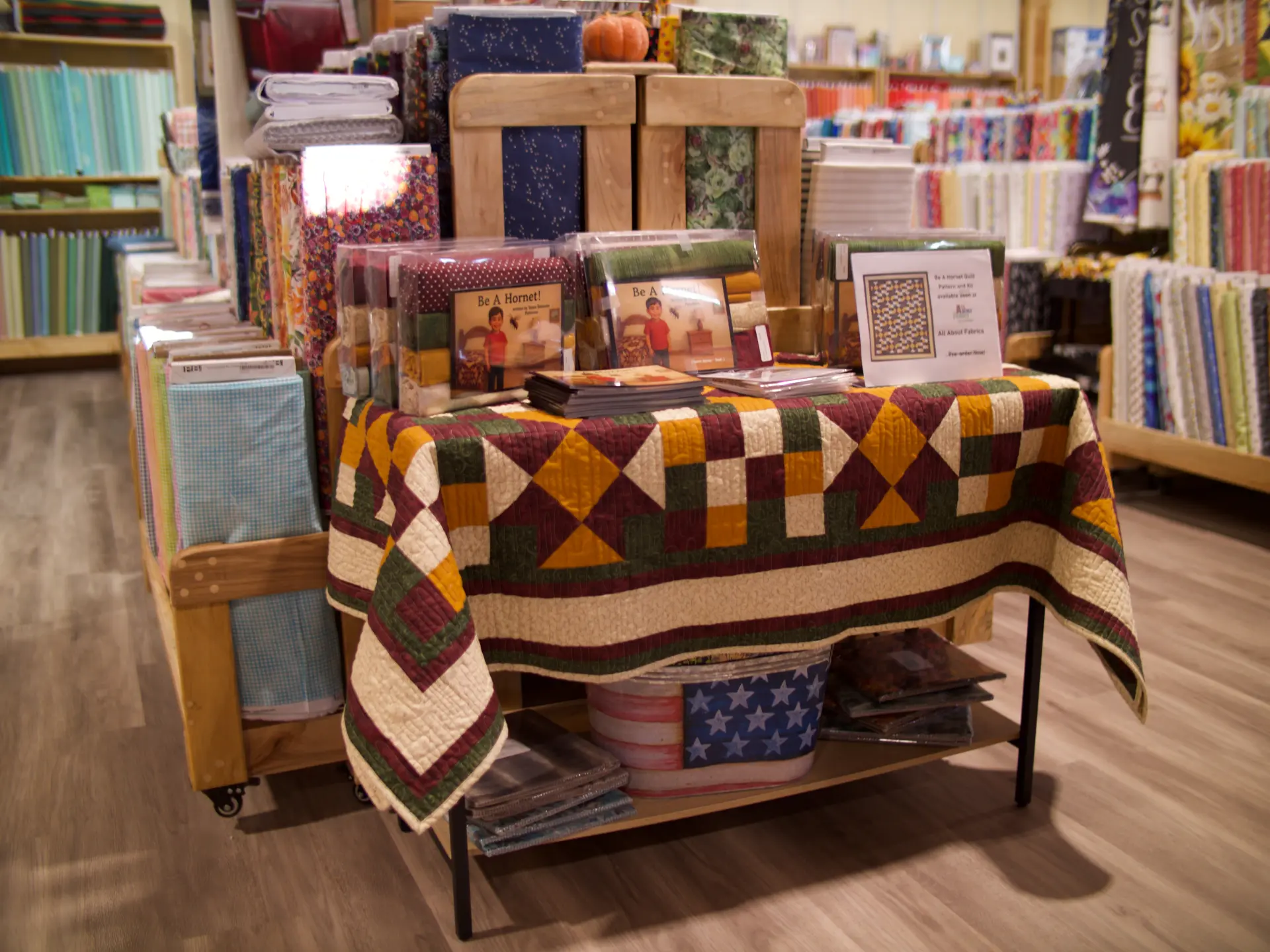 Quilt kits and fabric bundles at All About Fabrics